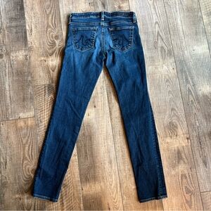 AG Adriano Goldschmied Indigo Denim Jeans the silt cigarette leg